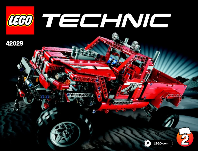 Page 1 of the manual User Manual Lego Technic 42029