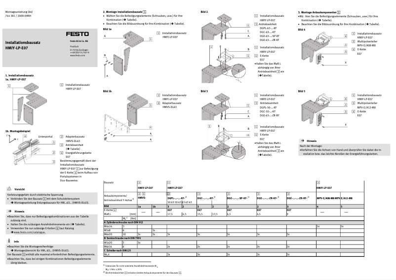 First page image of the manual for HMIY-LP-E07