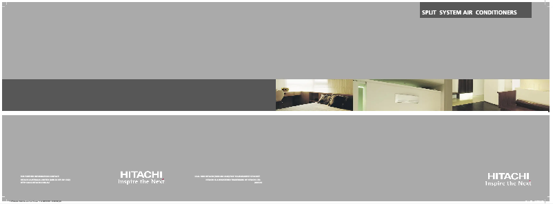 Page 1 of the manual User Manual Hitachi RAS-81CHA3