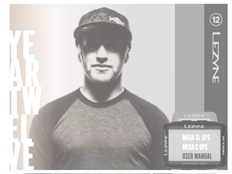 First page image of the manual for Mega C GPS