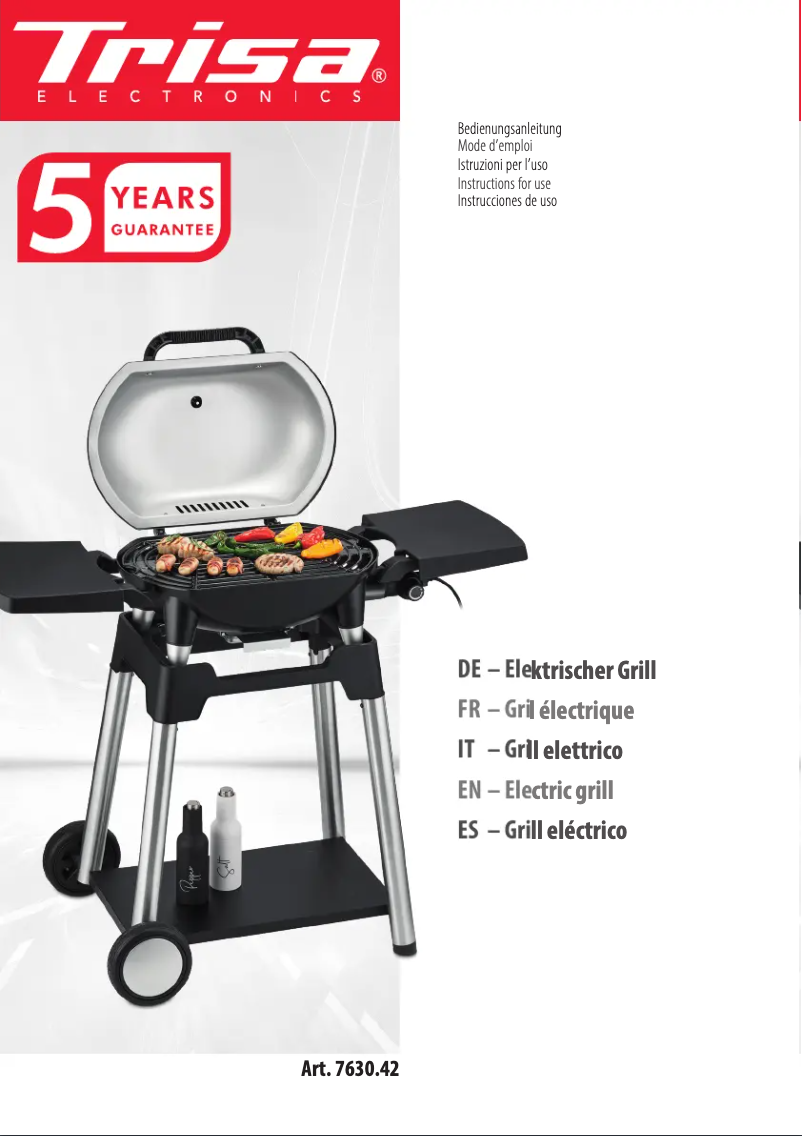 First page image of the manual for Grill Force 2200