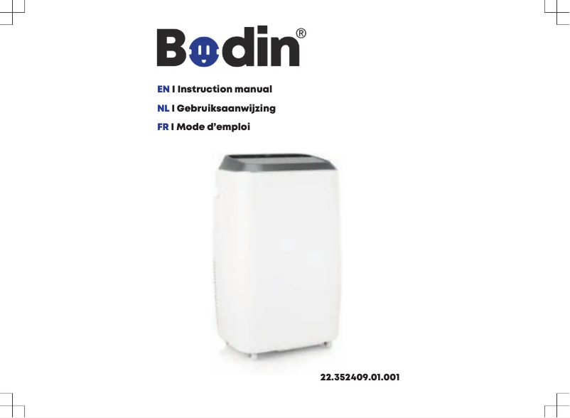 Page 1 of the manual User Manual Bodin 22.352409