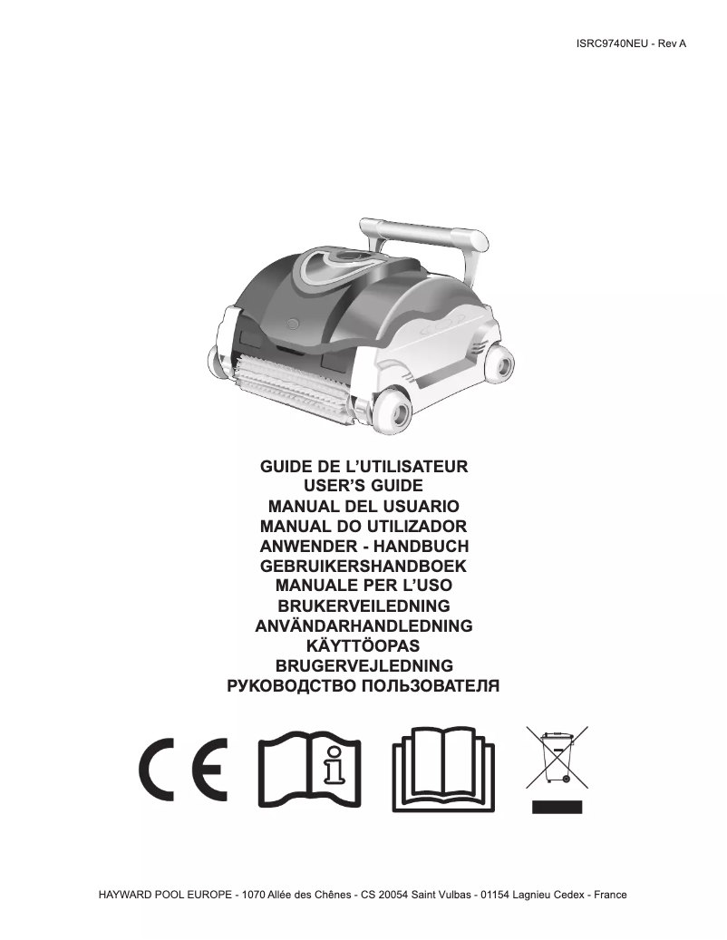 First page image of the manual for SharkVac