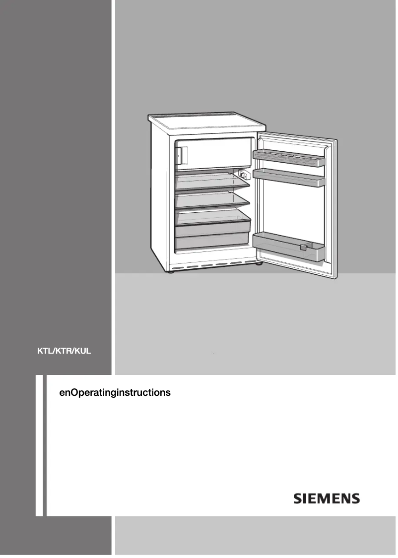 First page image of the manual for KT14RV21FF