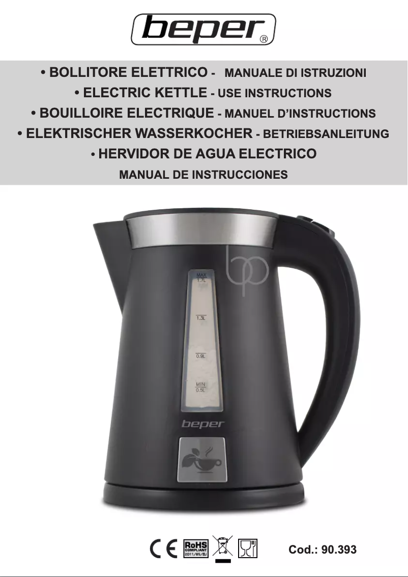 First page image of the manual for 90.393