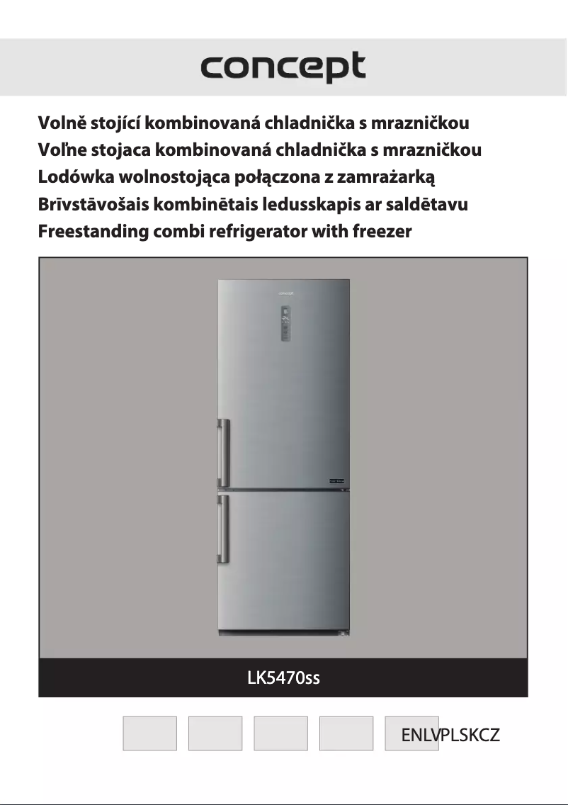 First page image of the manual for LK5470SS