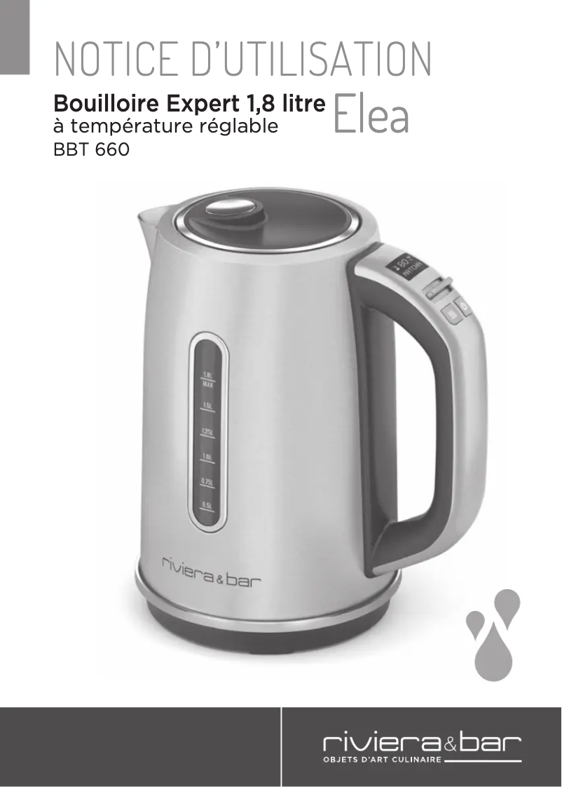 First page image of the manual for BBT660