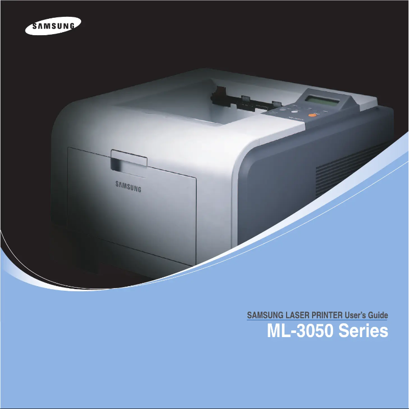Page 1 of the manual User Manual Samsung ML-3051N