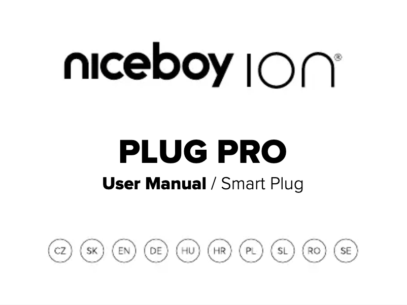 First page image of the manual for ION Smart Plug Pro