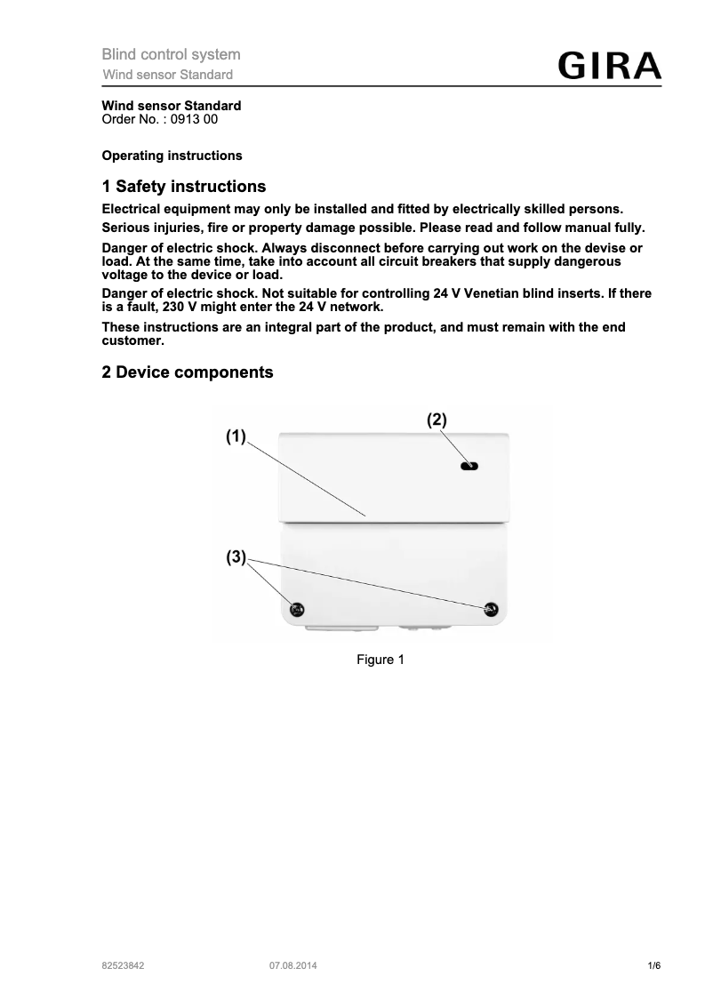 First page image of the manual for 091300