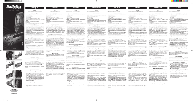 First page image of the manual for Intuition AS570E