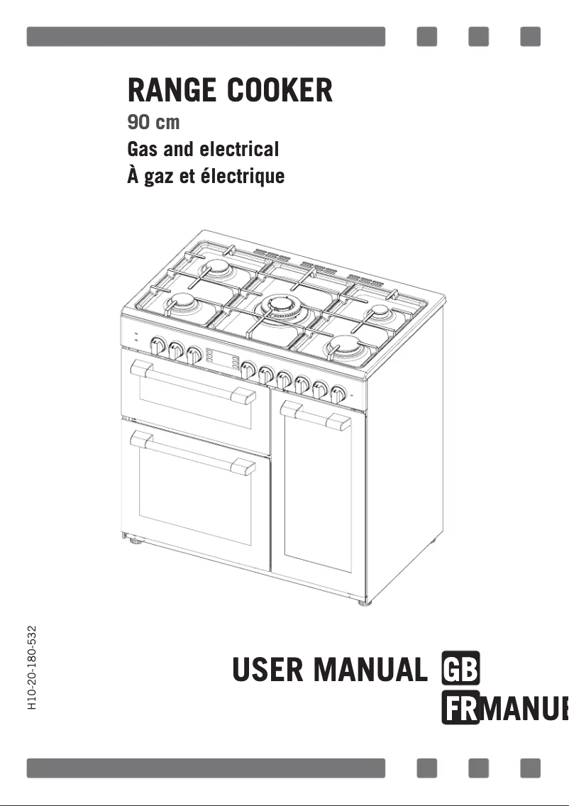 First page image of the manual for RDYGE3966CMC/E