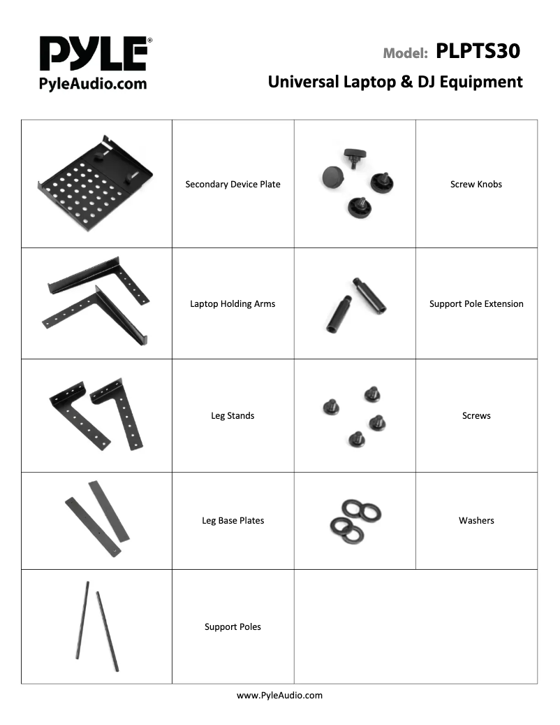 First page image of the manual for PLPTS30
