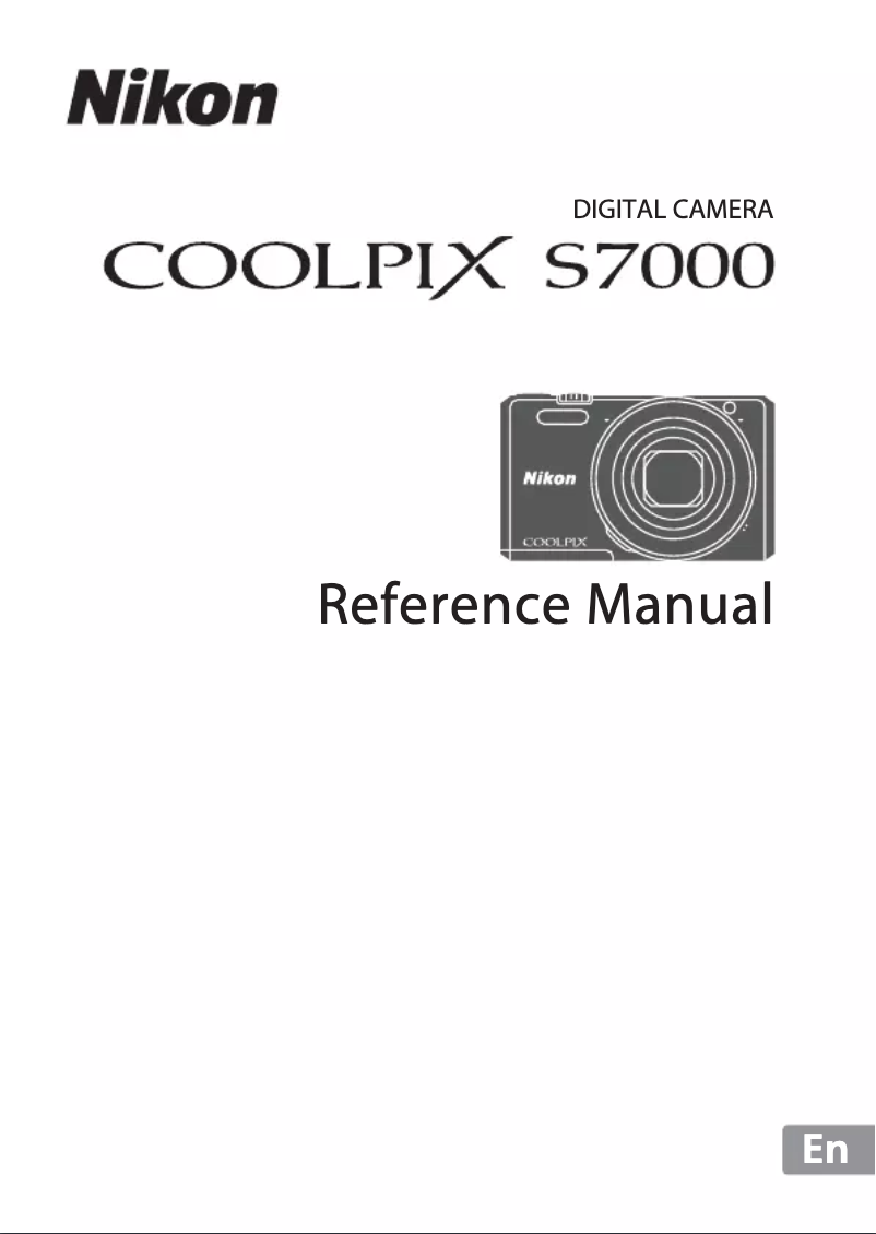 Page 1 of the manual User Manual Nikon Coolpix S7000