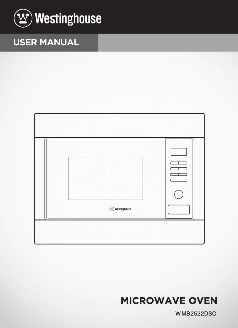 Page 1 de la notice Manuel utilisateur Westinghouse WMB2522DSC