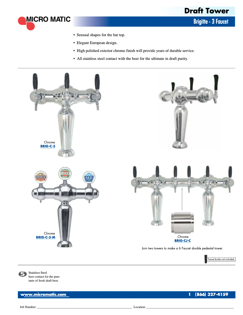Page 1 of the manual User Manual Micro Matic BRIG-C-3