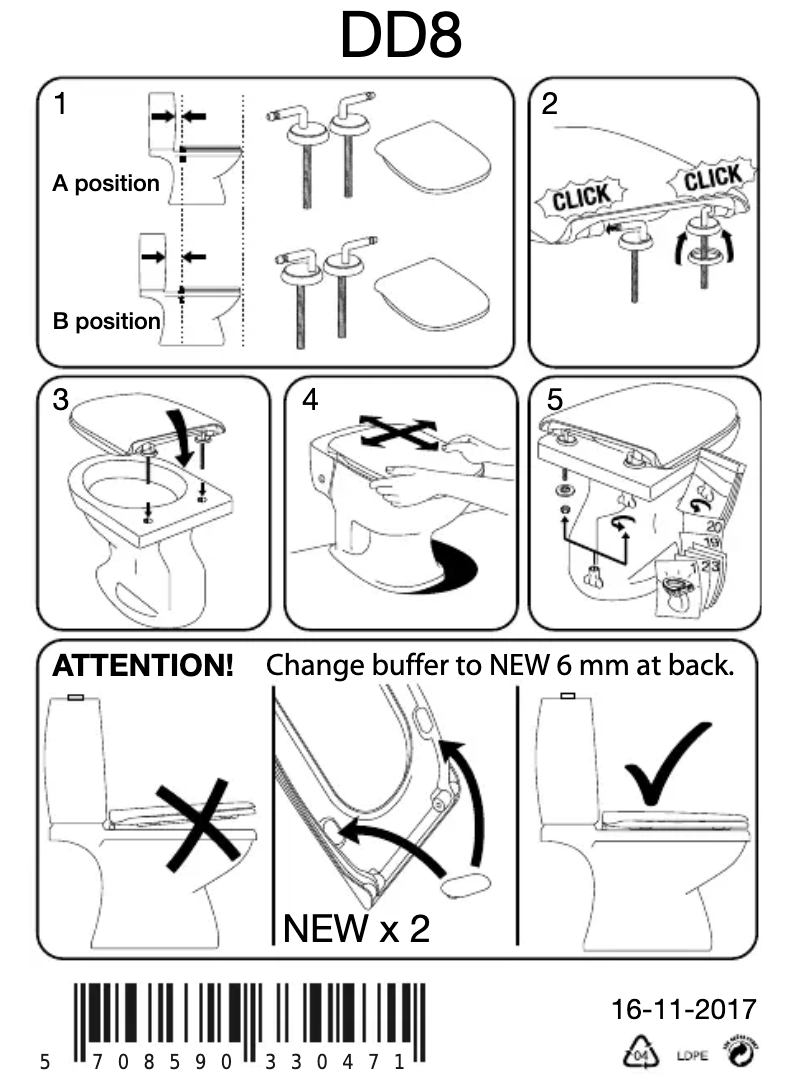 Page 1 of the manual User Manual Pressalit Code