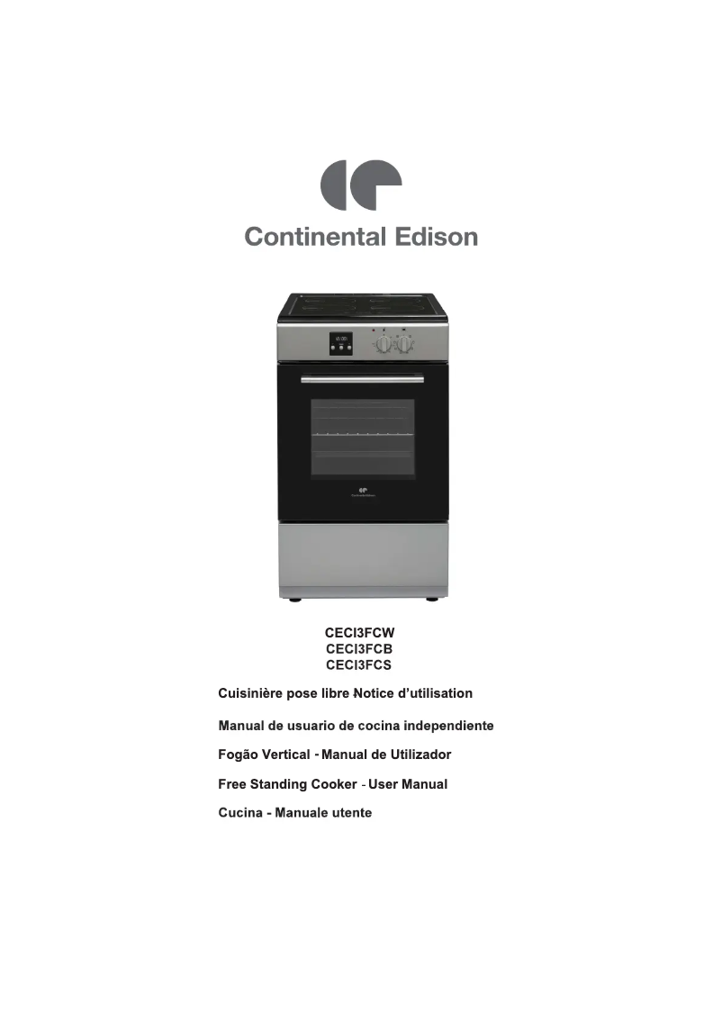 First page image of the manual for CECI3FCS