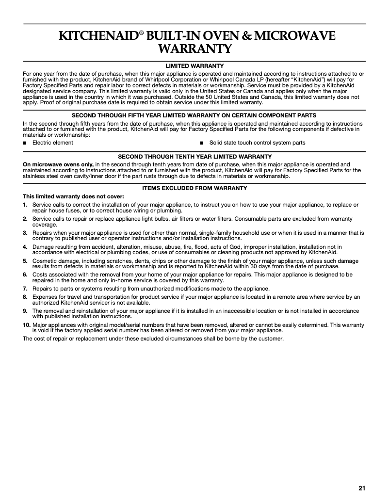 First page image of the manual for Architect KEMS378SSS