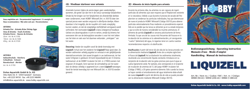 Image de la première page du manuel de l'appareil Liquizell