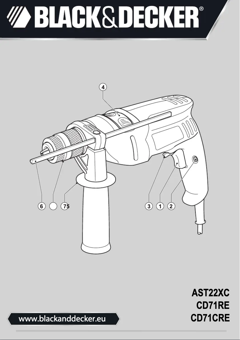 Page 1 of the manual User Manual Black & Decker AST22XC