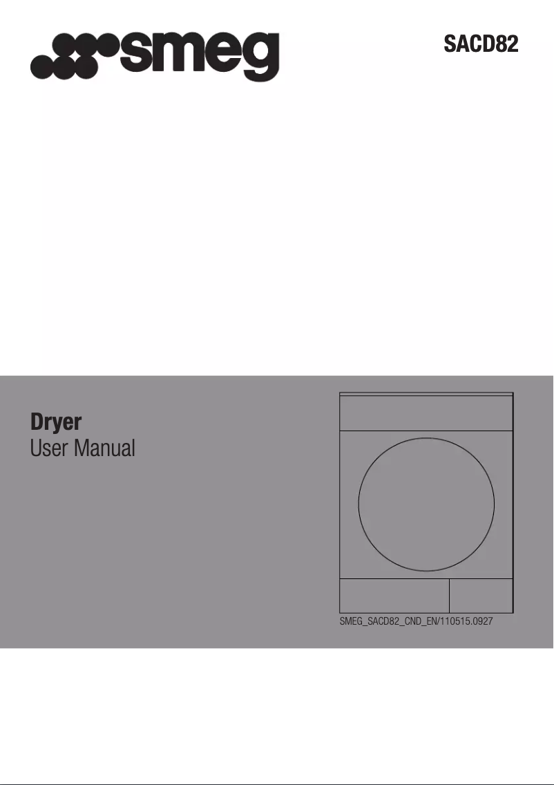 First page image of the manual for SACD82