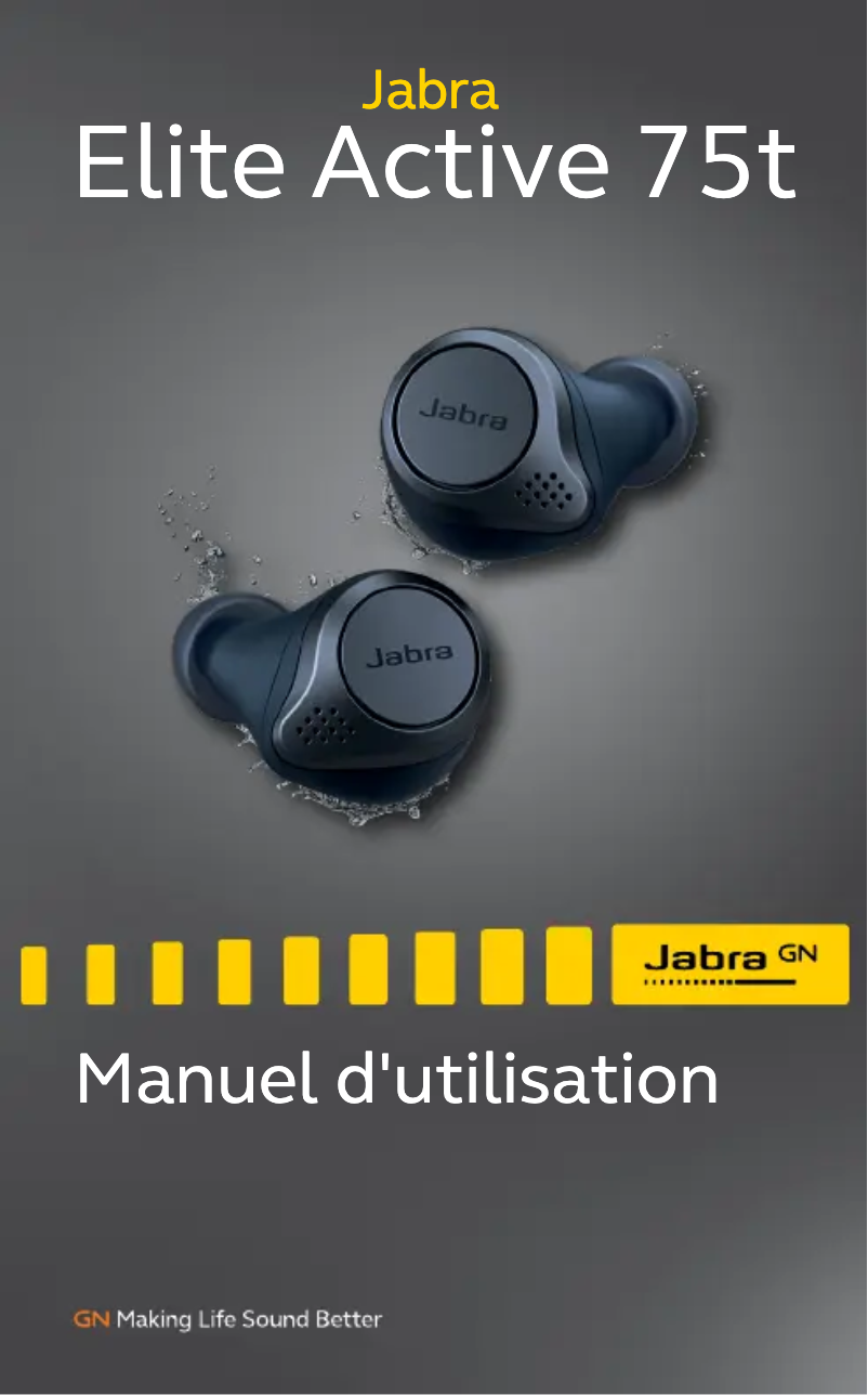 Page 1 of the manual User Manual Jabra Elite Active 75t