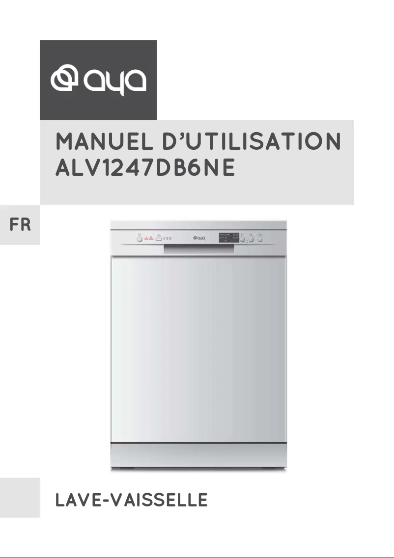 First page image of the manual for ALV1247DB6NE