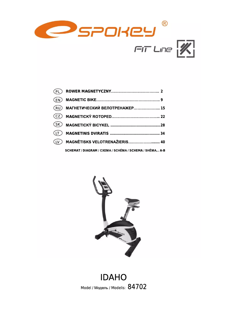 First page image of the manual for Idaho
