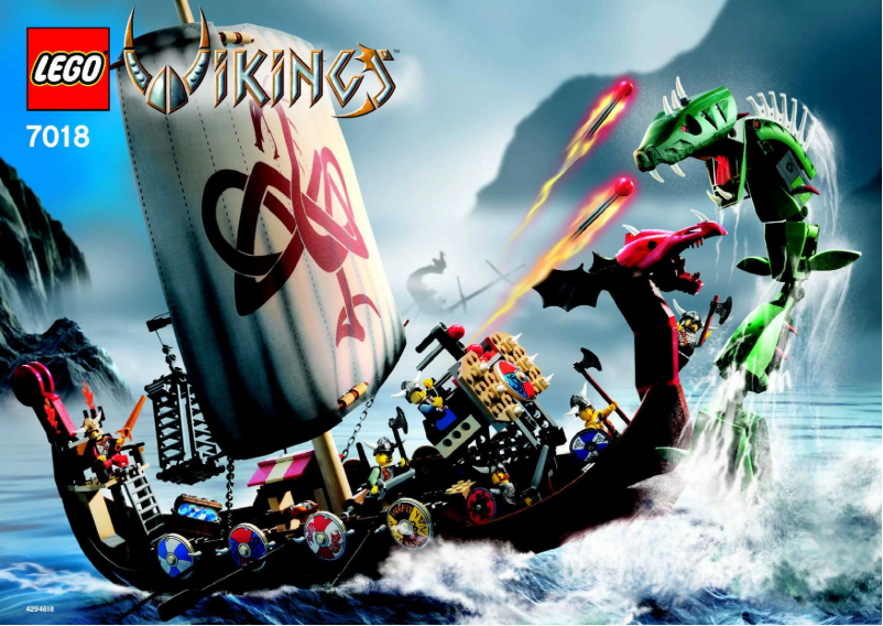 First page image of the manual for Viking Ship challenges the Midgard Serpe