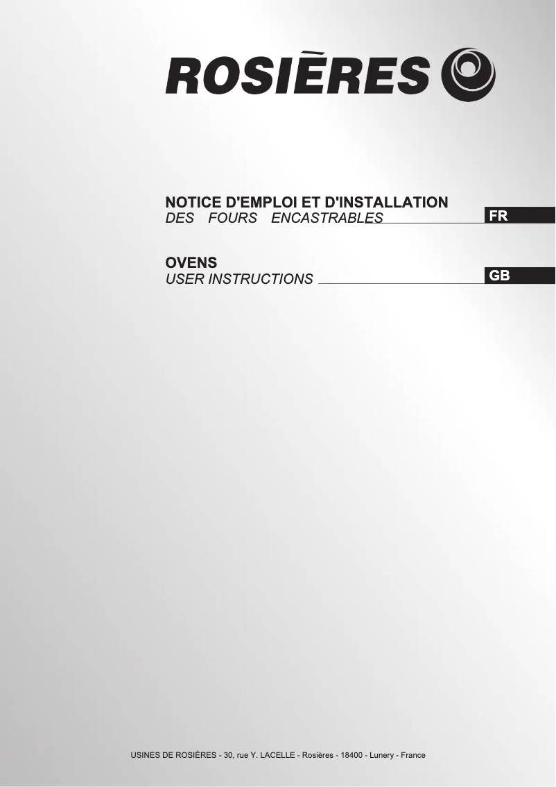 First page image of the manual for HOA 03 VX SC