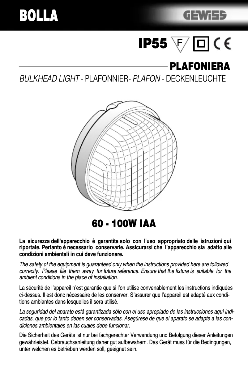 First page image of the manual for GW80763