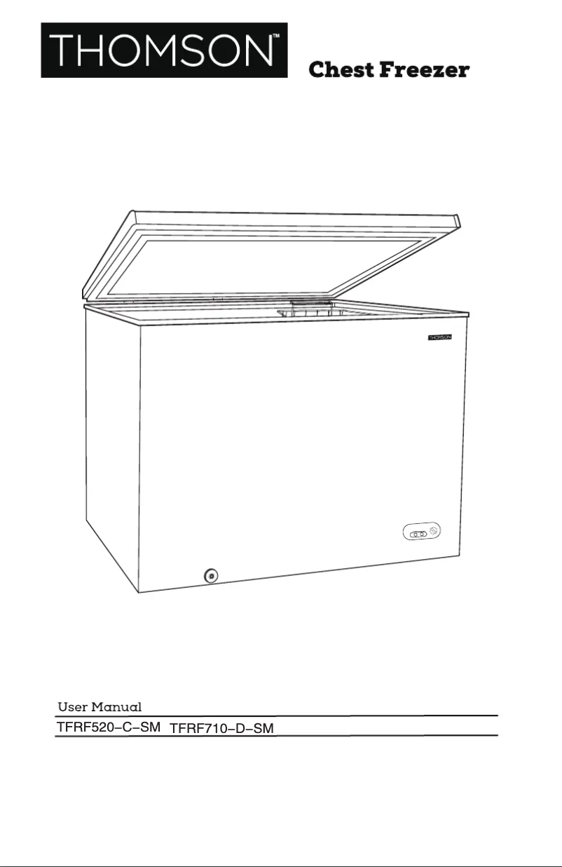 First page image of the manual for TFRF520-C-SM