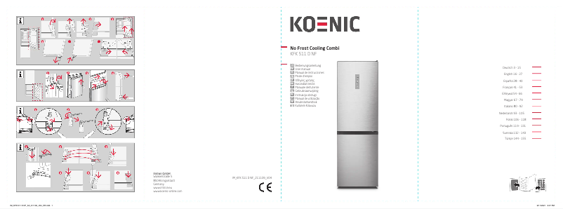 First page image of the manual for KFK 511 D NF