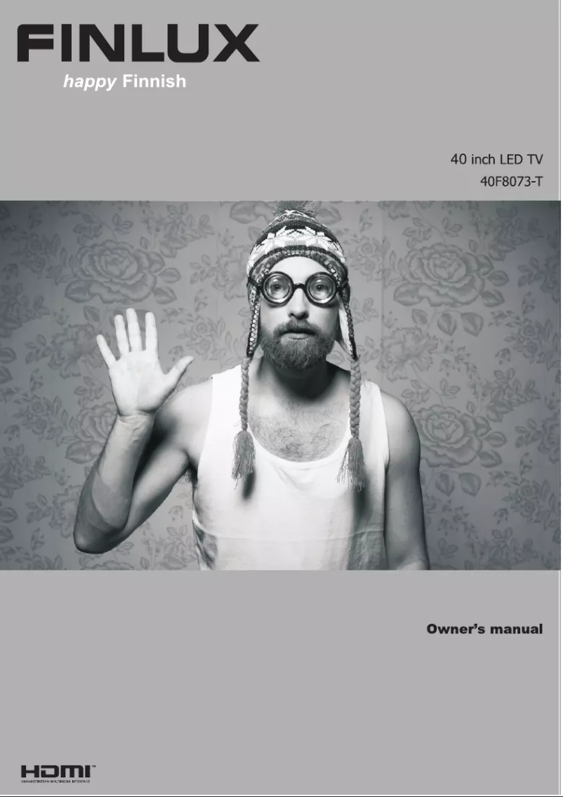 First page image of the manual for 40F8073-T