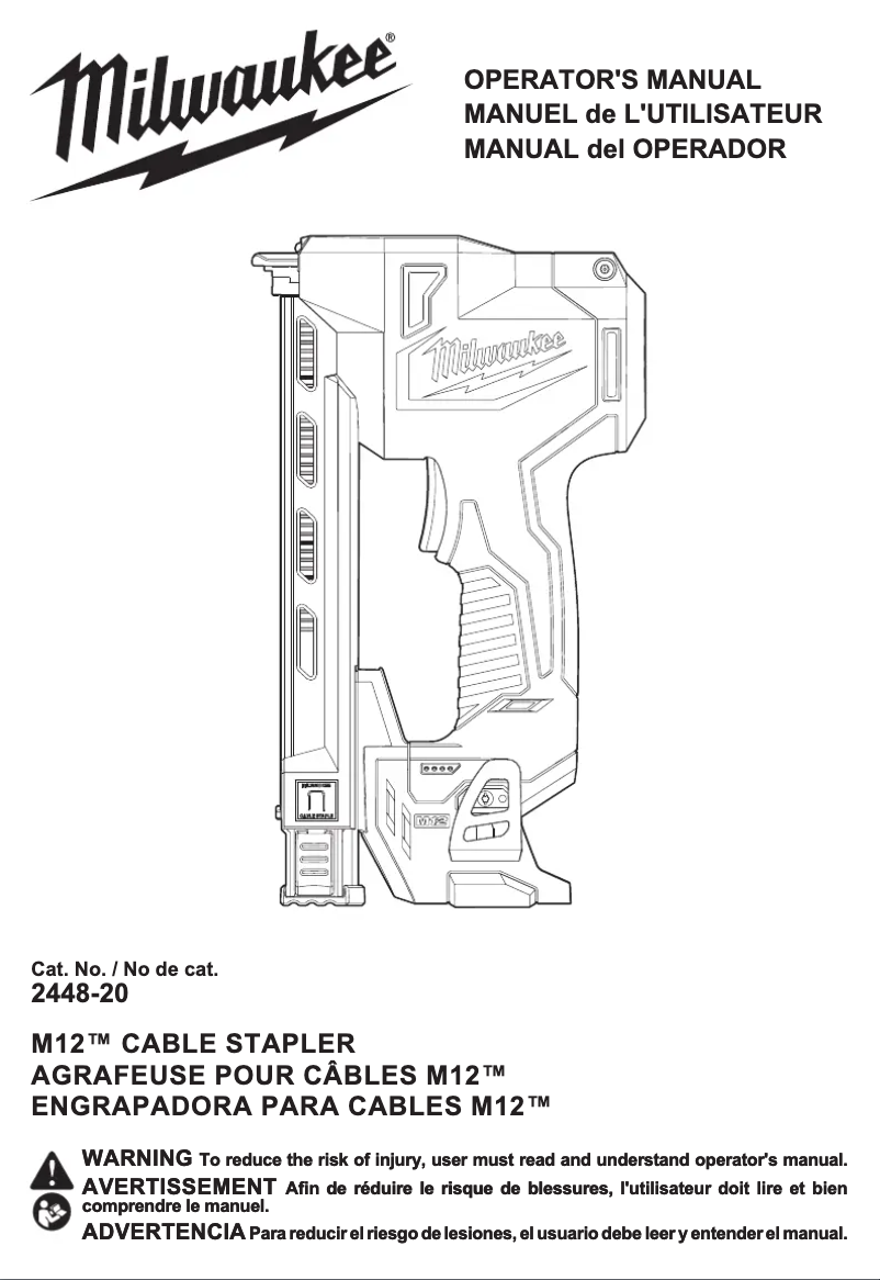 First page image of the manual for M12 2448-21