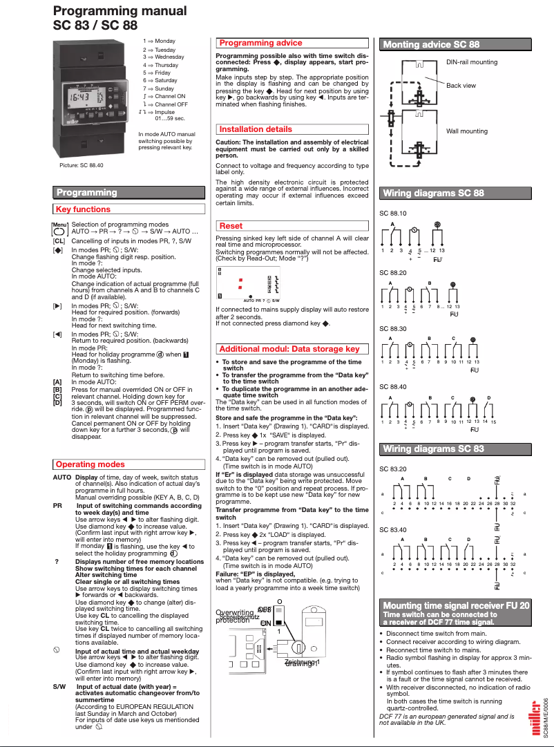Page 1 of the manual User Manual Paladin SC 83