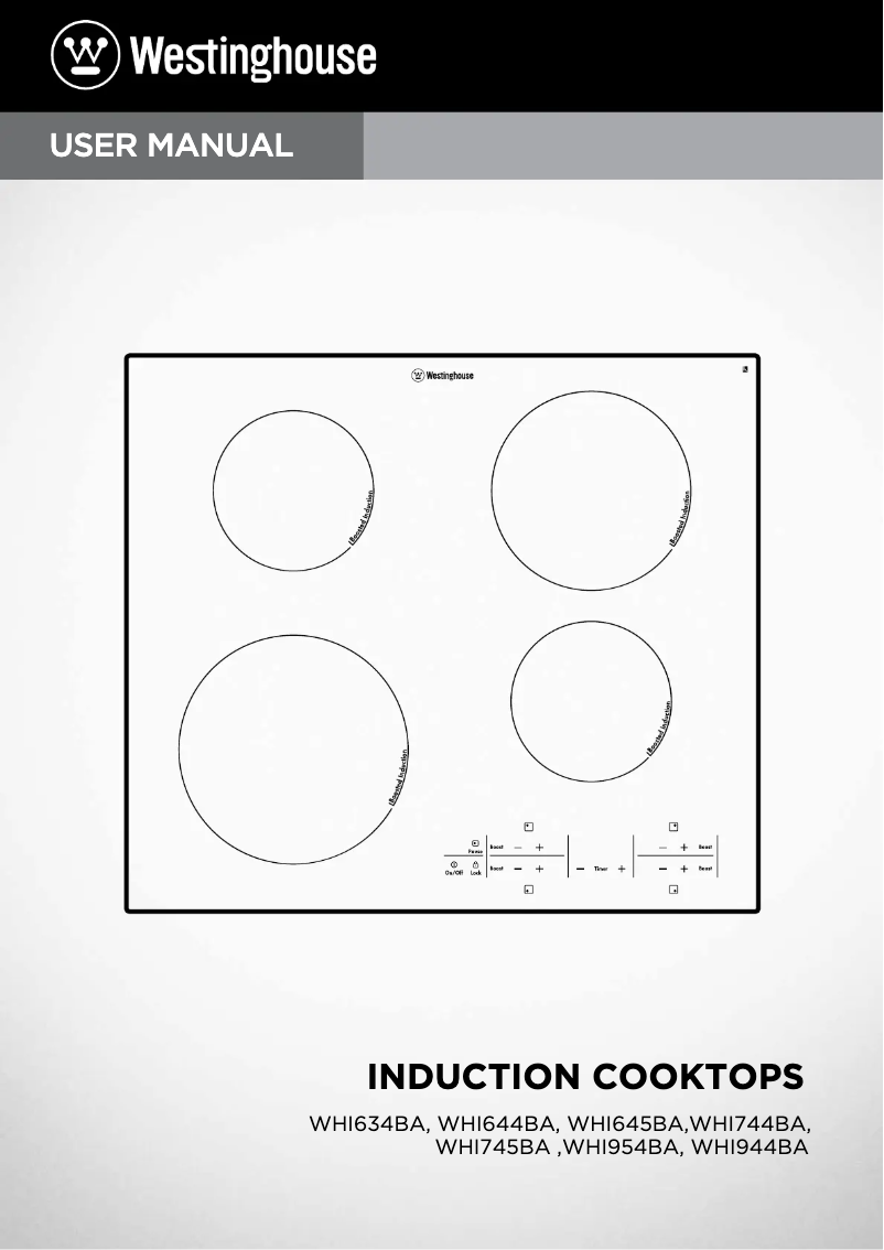 First page image of the manual for WHI644BA