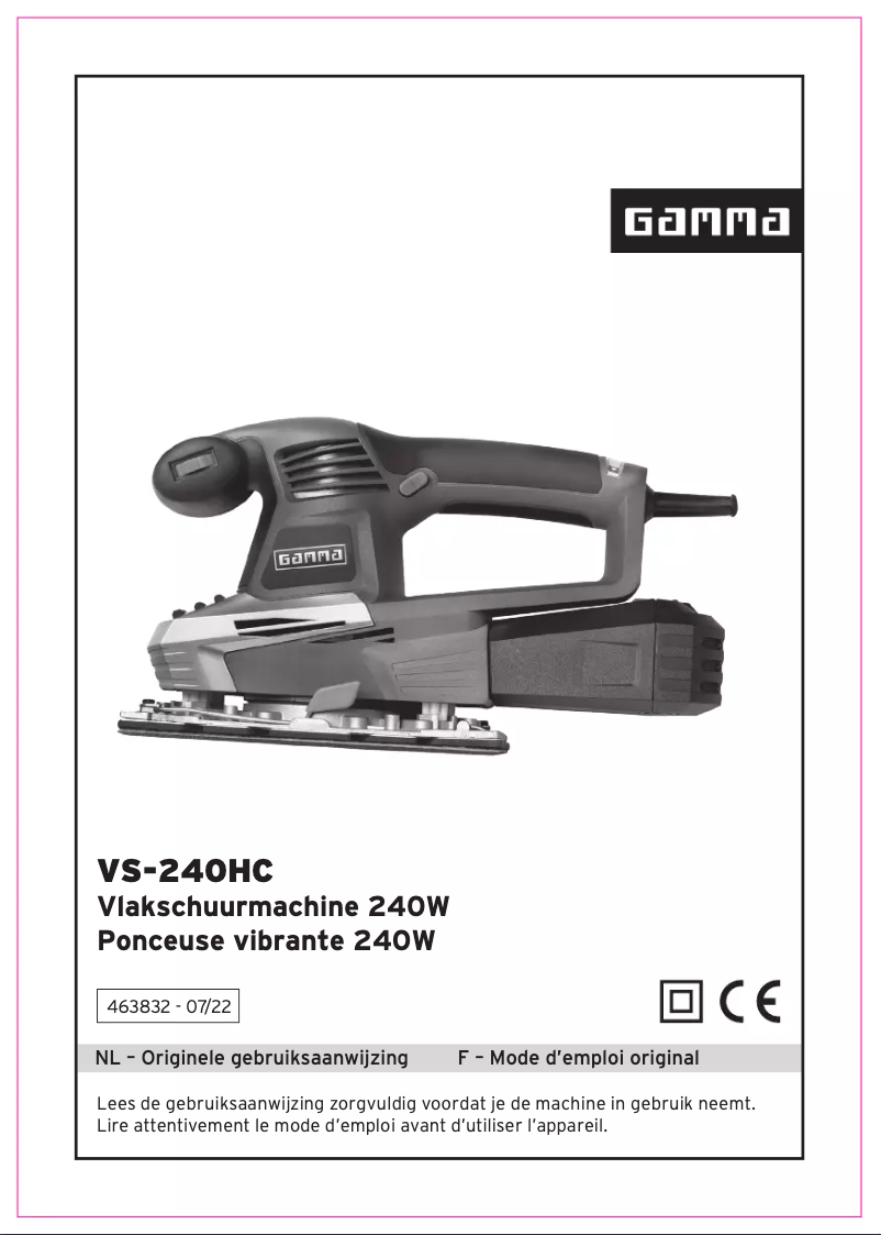 First page image of the manual for VS-240HC