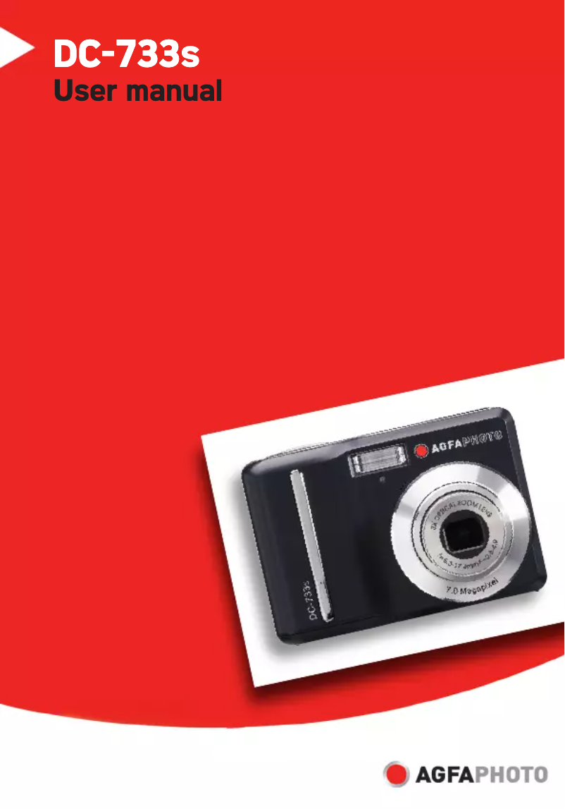 Page 1 of the manual User Manual Agfa DC-733s