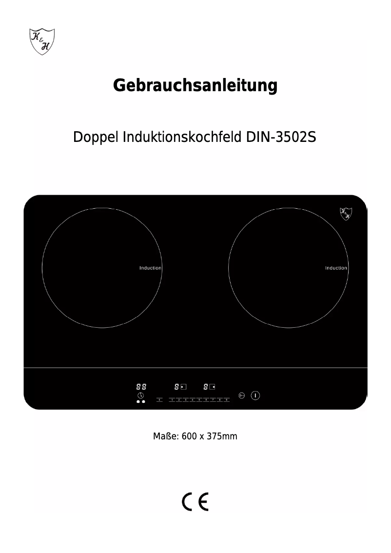 Page 1 of the manual User Manual K&H DIN-3502S
