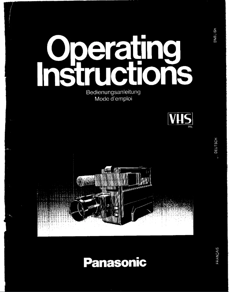 First page image of the manual for NV-M1B