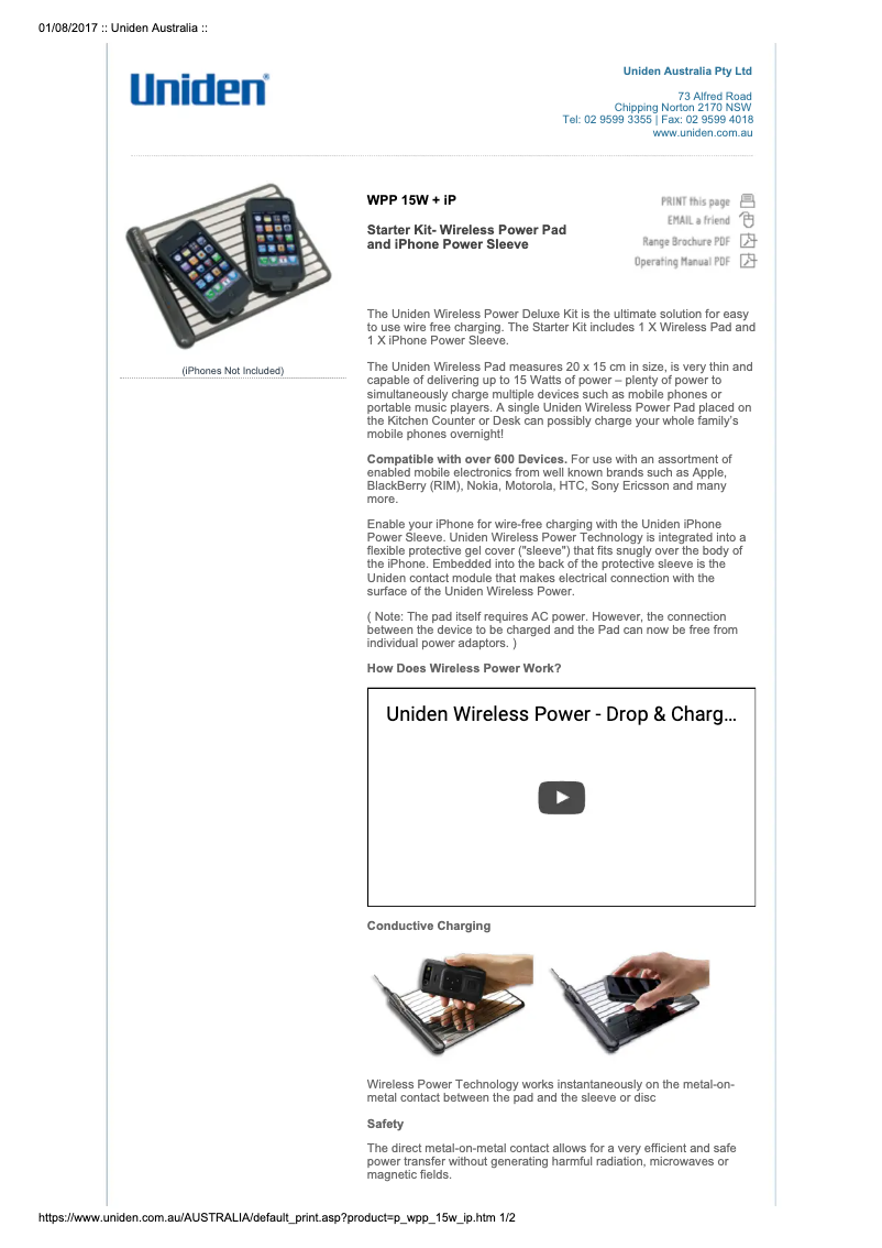 First page image of the manual for Starter Kit – iPhoneSleeve