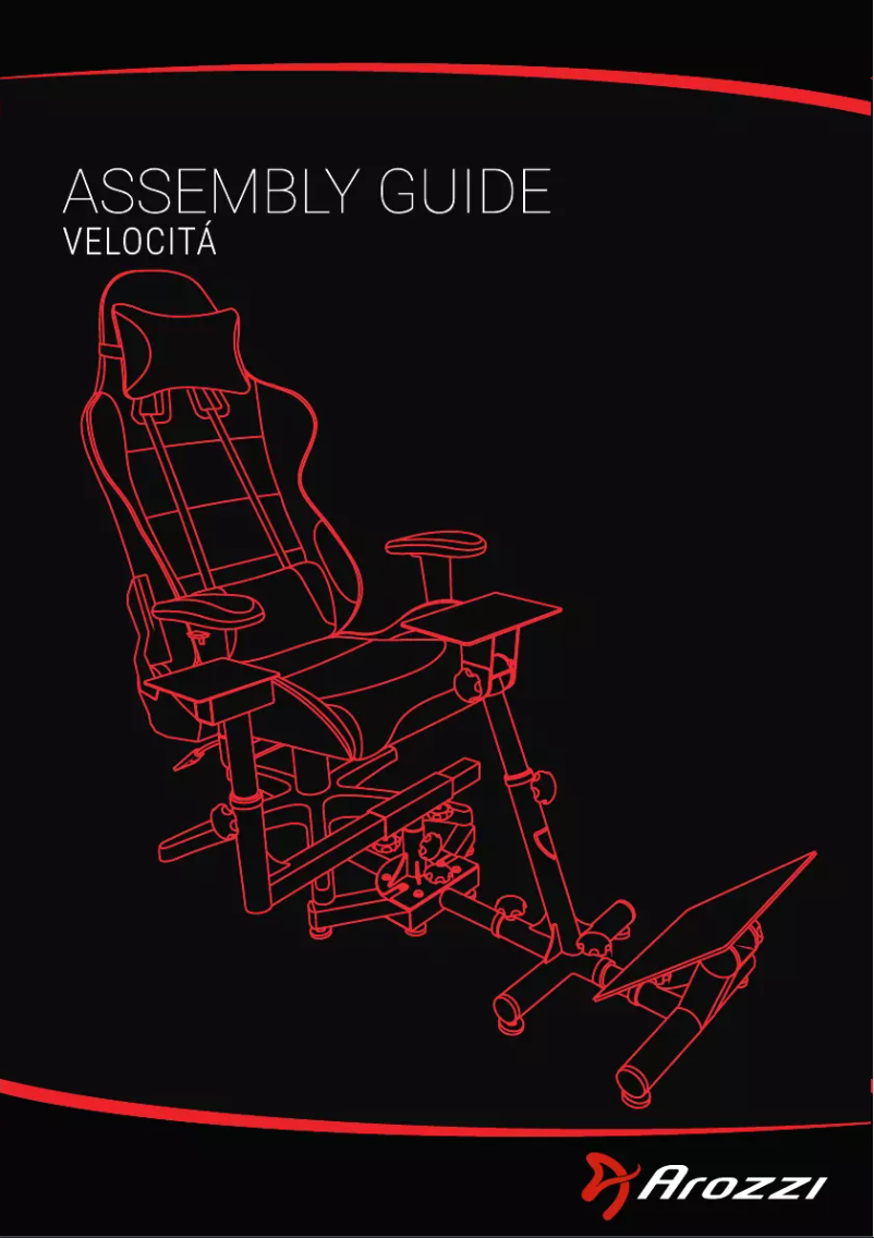 First page image of the manual for Velocita