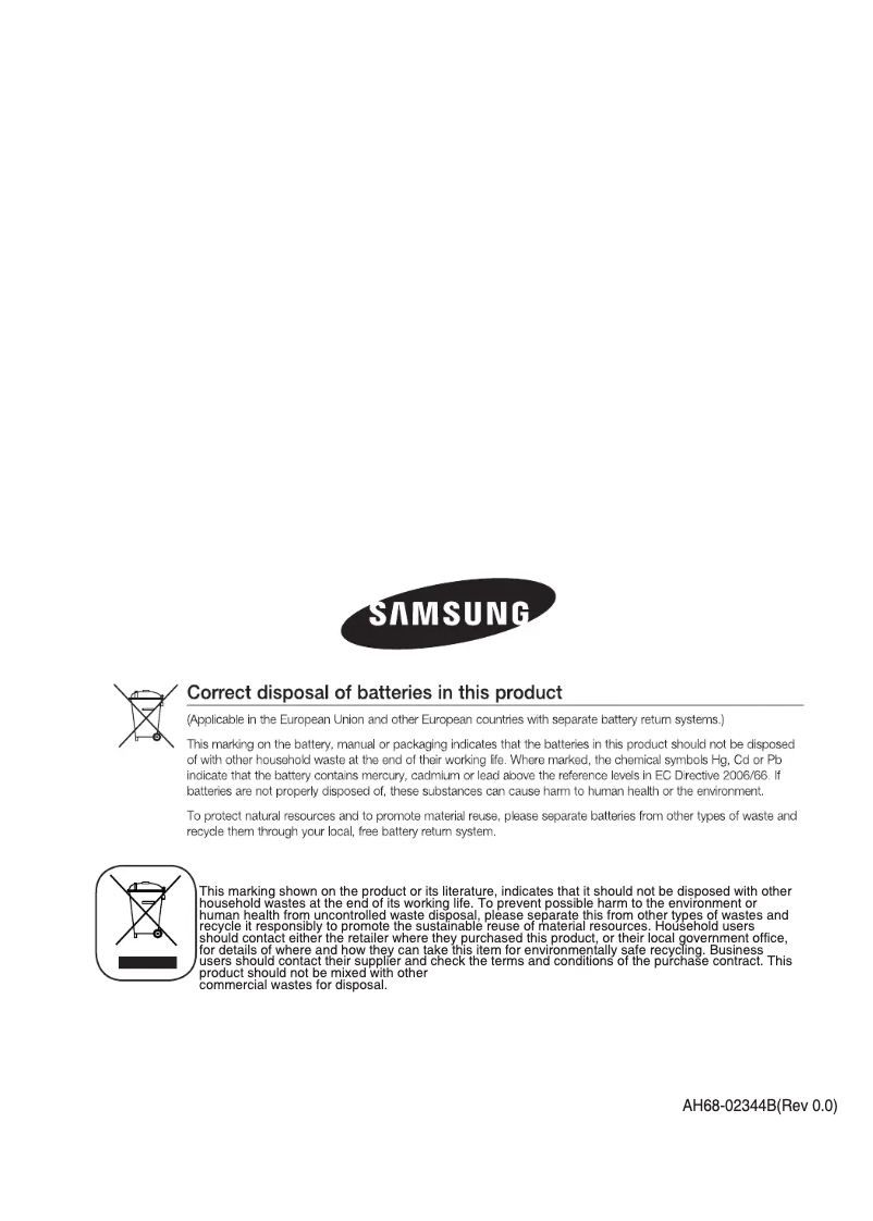 Page 1 of the manual User Manual Samsung MM-D530D