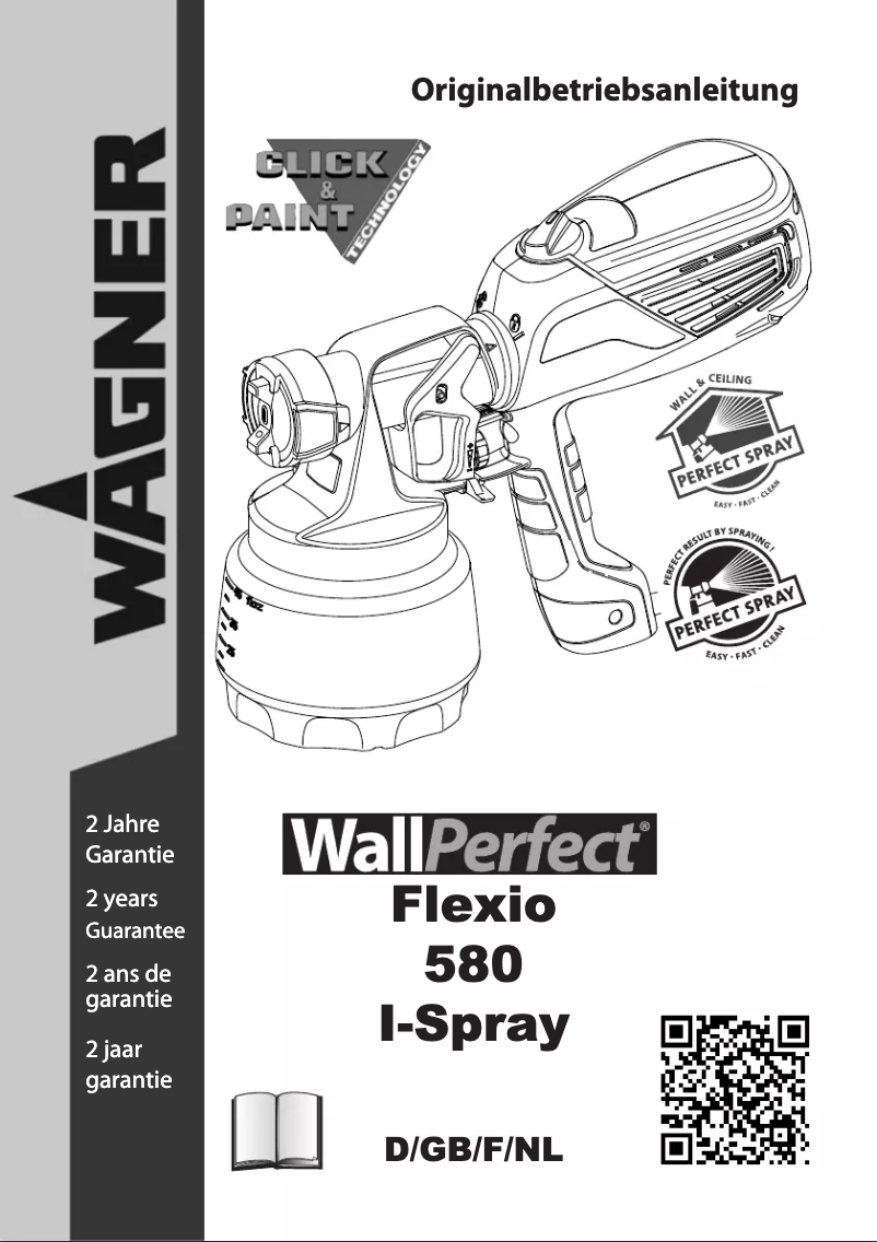 First page image of the manual for Flexio 580