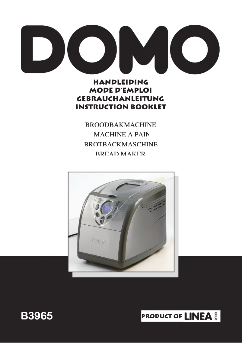 First page image of the manual for B3965