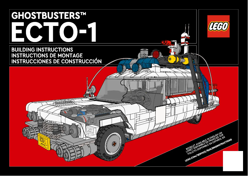 Page 1 of the manual User Manual Lego Ghostbusters ECTO-1 10274