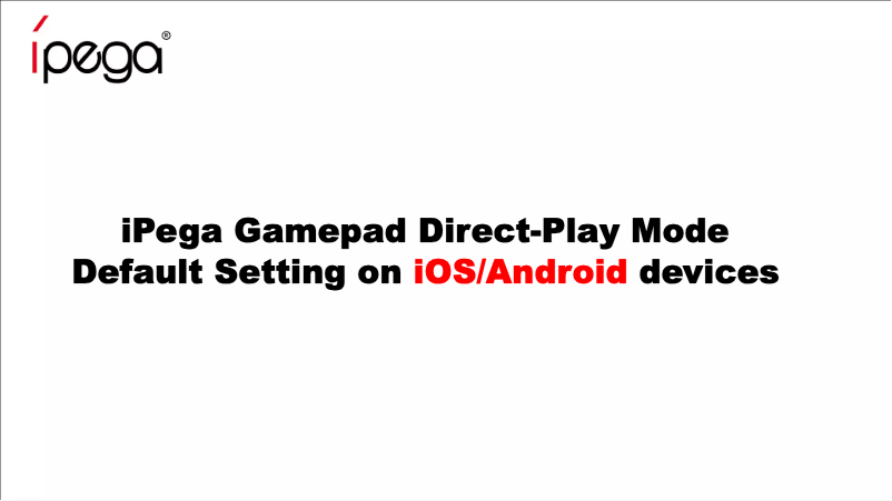 Page 1 of the manual User Manual IPEGA PG-9087S