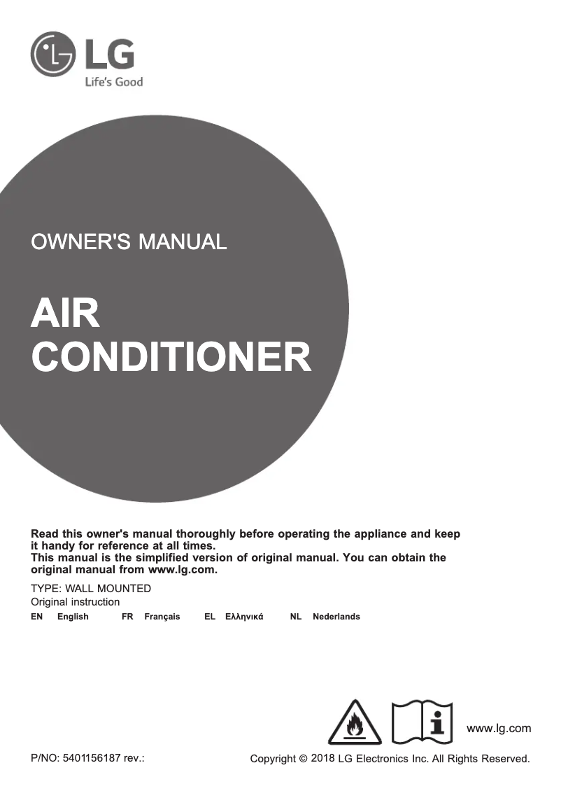 Page 1 of the manual User Manual LG PC24SQ